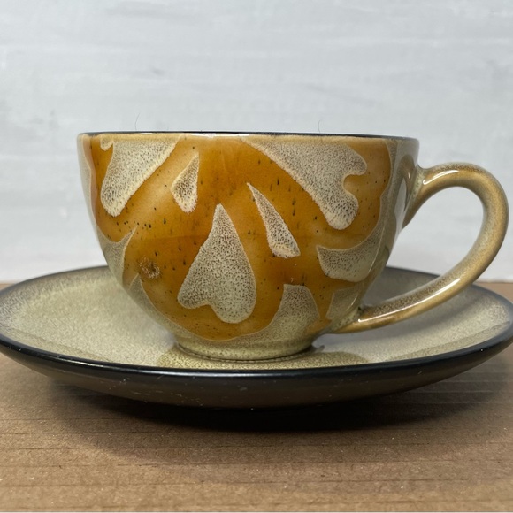 PIER 1 KIOKO Cup & Saucer 2 3/8" - Picture 1 of 9